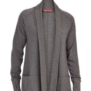 Eastern mountain sports grey sweatshirt wrap
